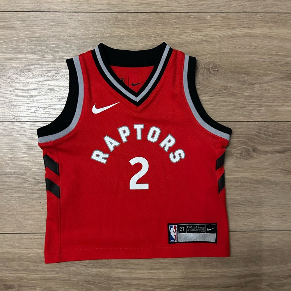 Nike Kids Red Raptors Leonard 2 Jersey